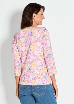 Printshirt in buntem Alloverprint