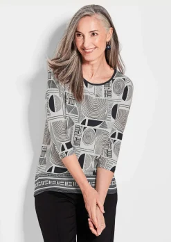 Printshirt mit Alloverdruck