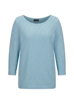 Pullover aus Baumwolle mit 3/4-Ärmeln