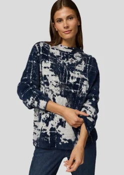 Pullover aus Federgarn mit Glitzer-Details