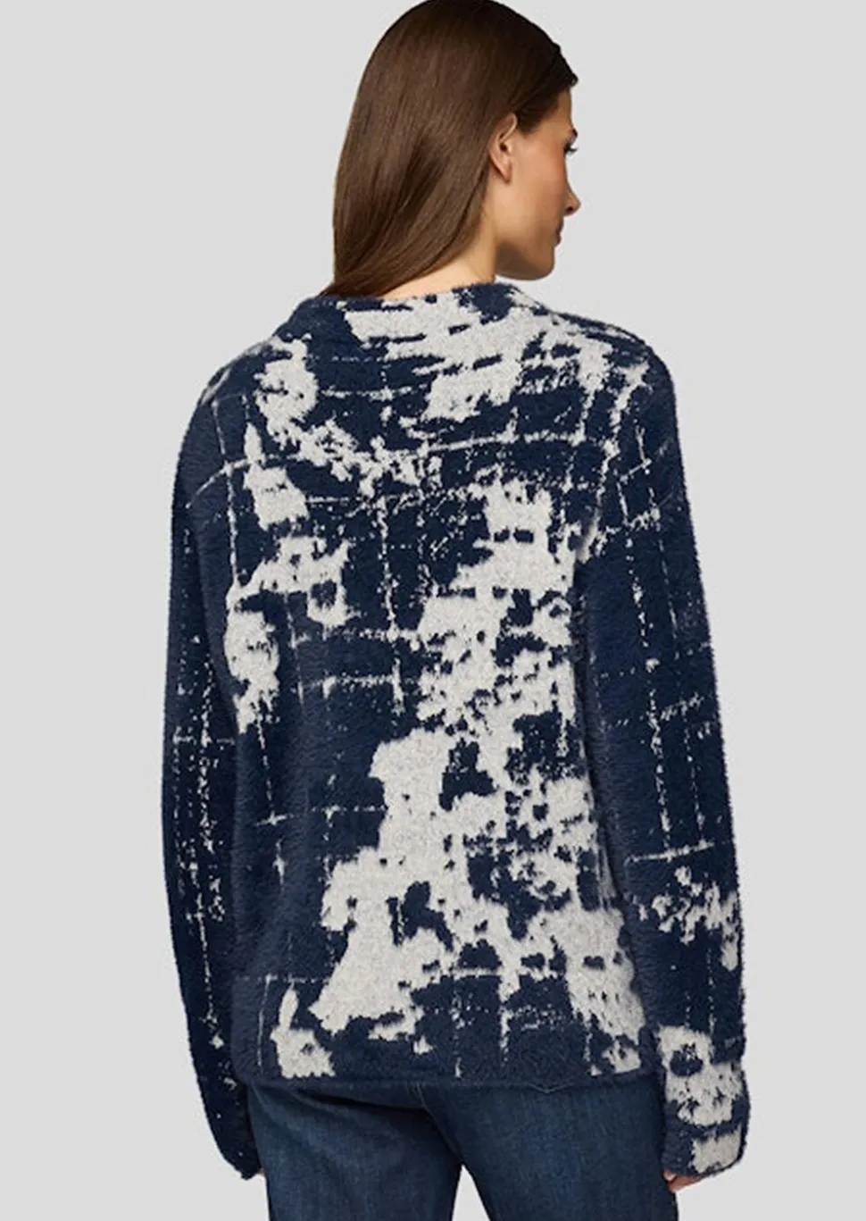 Pullover aus Federgarn mit Glitzer-Details