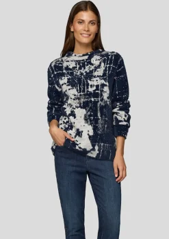 Pullover aus Federgarn mit Glitzer-Details