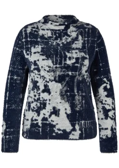 Pullover aus Federgarn mit Glitzer-Details