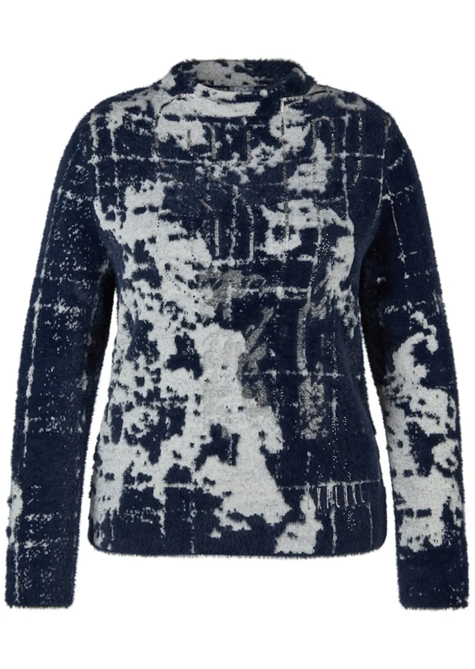 Pullover aus Federgarn mit Glitzer-Details