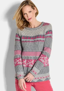 Pullover im modischen Norwegermuster