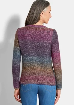 Pullover in Multicolor-Optik