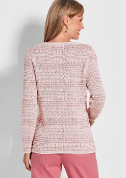 Pullover in Multicolor-Strick