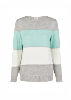 Pullover mit Blockstreifen
