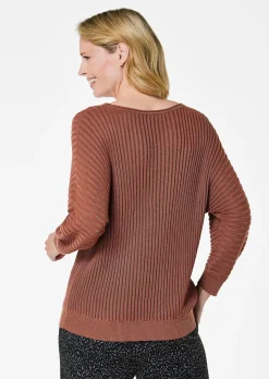 Pullover mit Fledermausärmeln
