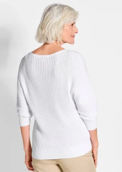 Pullover mit Fledermausärmeln