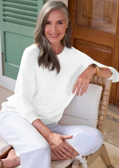 Pullover mit Fledermausärmeln