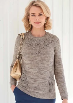 Pullover mit Glanzgarn