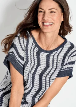 Pullover mit Intarsienmuster
