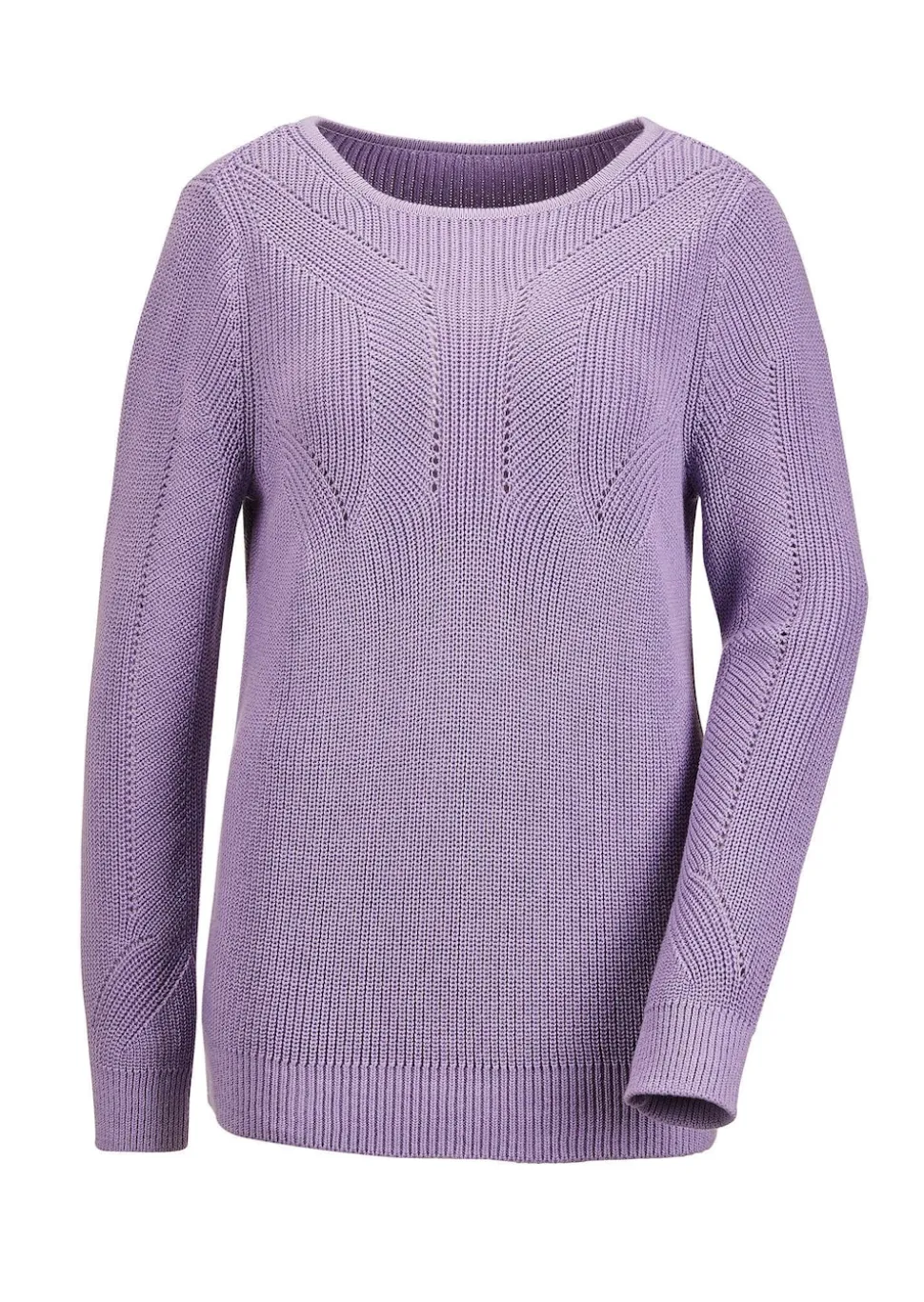 Pullover mit Rippenstrickmuster