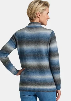 Pullover mit Stehkragen