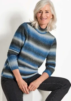 Pullover mit Stehkragen