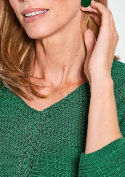 Pullover mit Strick-Details