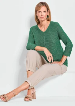 Pullover mit Strick-Details