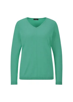 Pullover mit V-Ausschnitt aus COTTAMIRA