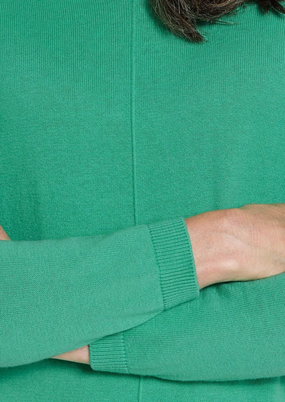 Pullover mit V-Ausschnitt aus COTTAMIRA