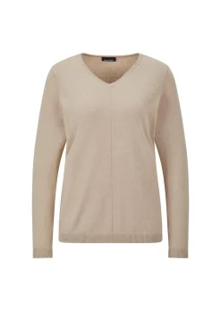 Pullover mit V-Ausschnitt aus COTTAMIRA