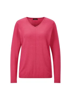 Pullover mit V-Ausschnitt aus COTTAMIRA
