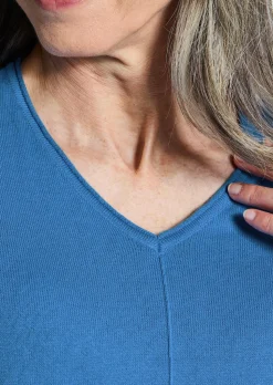 Pullover mit V-Ausschnitt aus COTTAMIRA