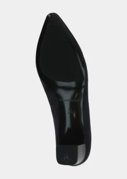 Pumps aus echtem Veloursleder