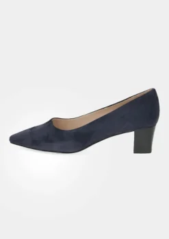 Pumps aus echtem Veloursleder