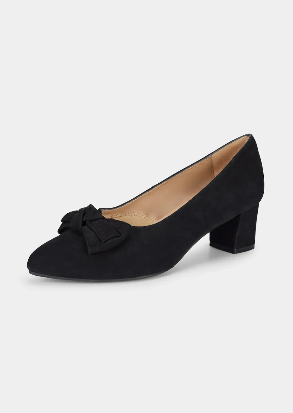 Pumps aus Leder in Komfort-Weite