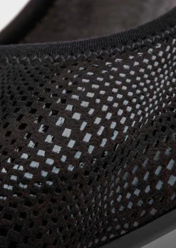 Pumps mit glänzendem Folienprint