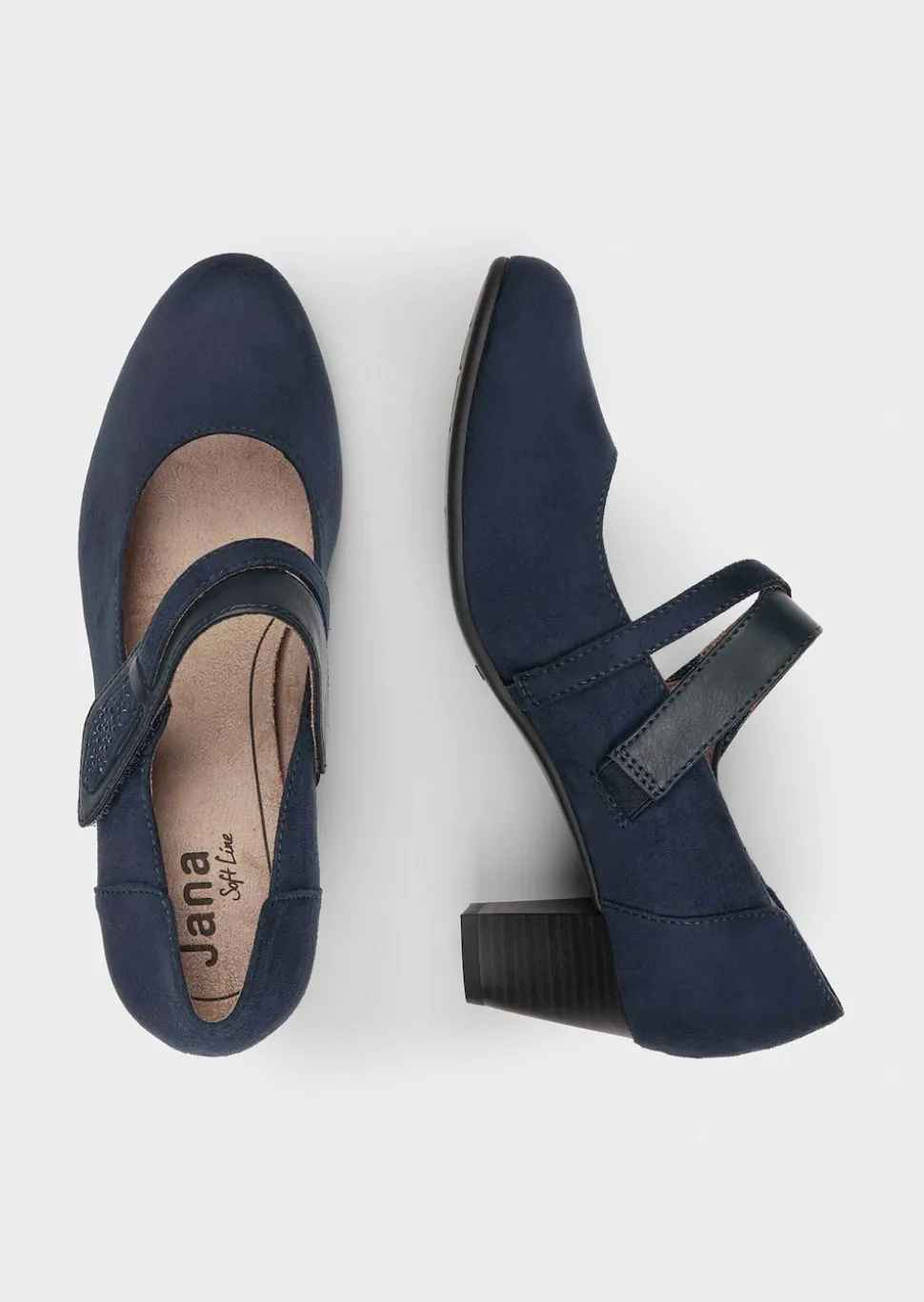 Pumps mit Klettverschluss