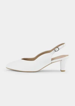 Pumps mit schmalem Fersenriemen