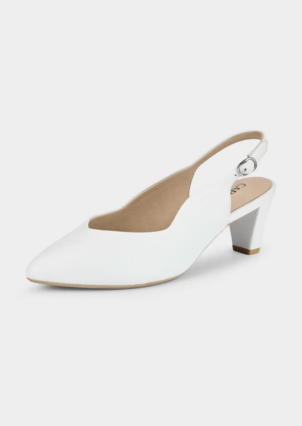 Pumps mit schmalem Fersenriemen