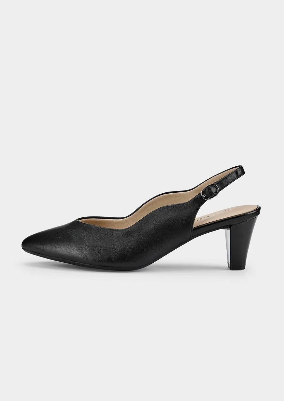 Pumps mit schmalem Fersenriemen
