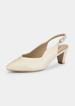 Pumps mit schmalem Fersenriemen