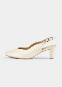 Pumps mit schmalem Fersenriemen