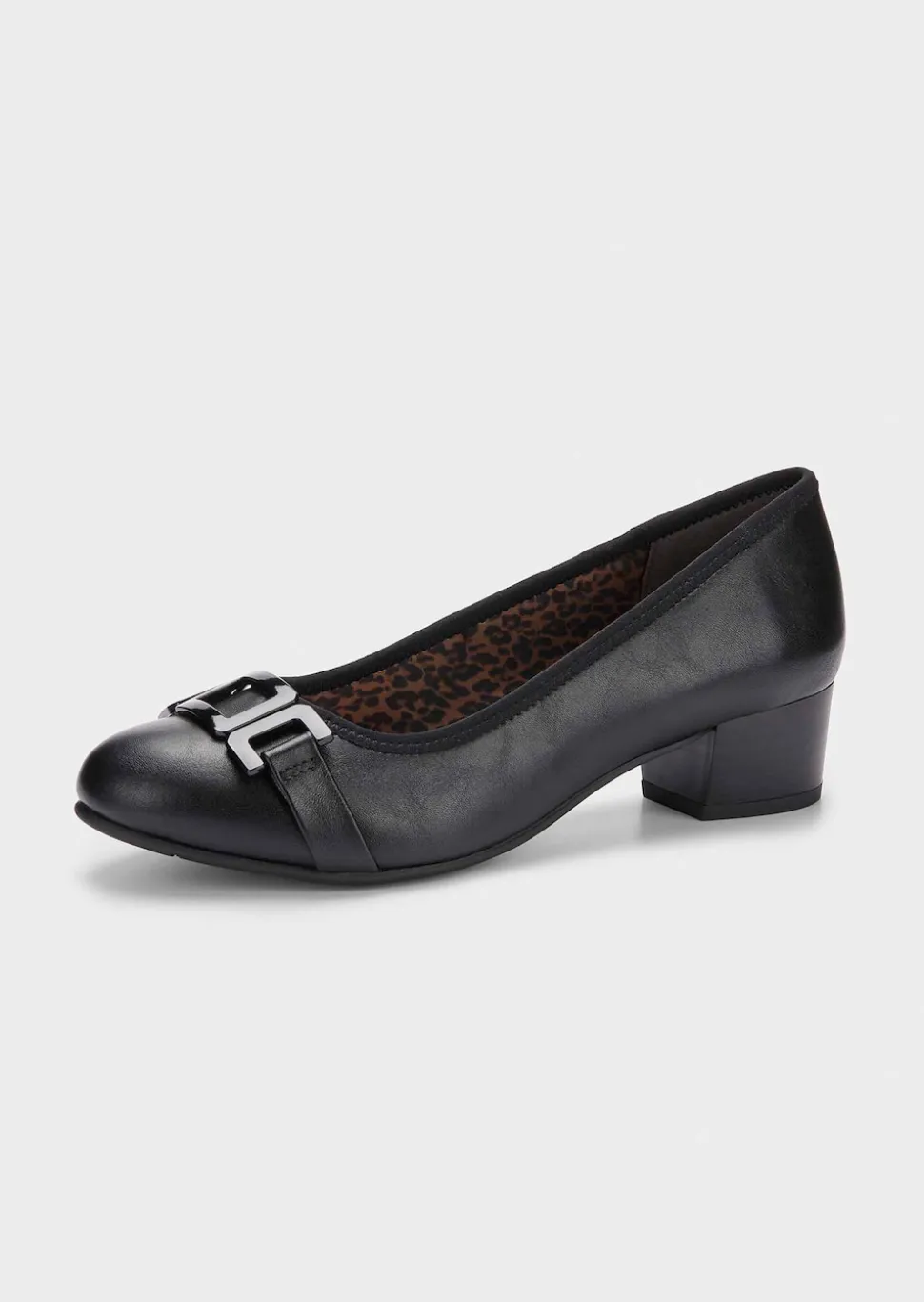Pumps mit Zierschnalle