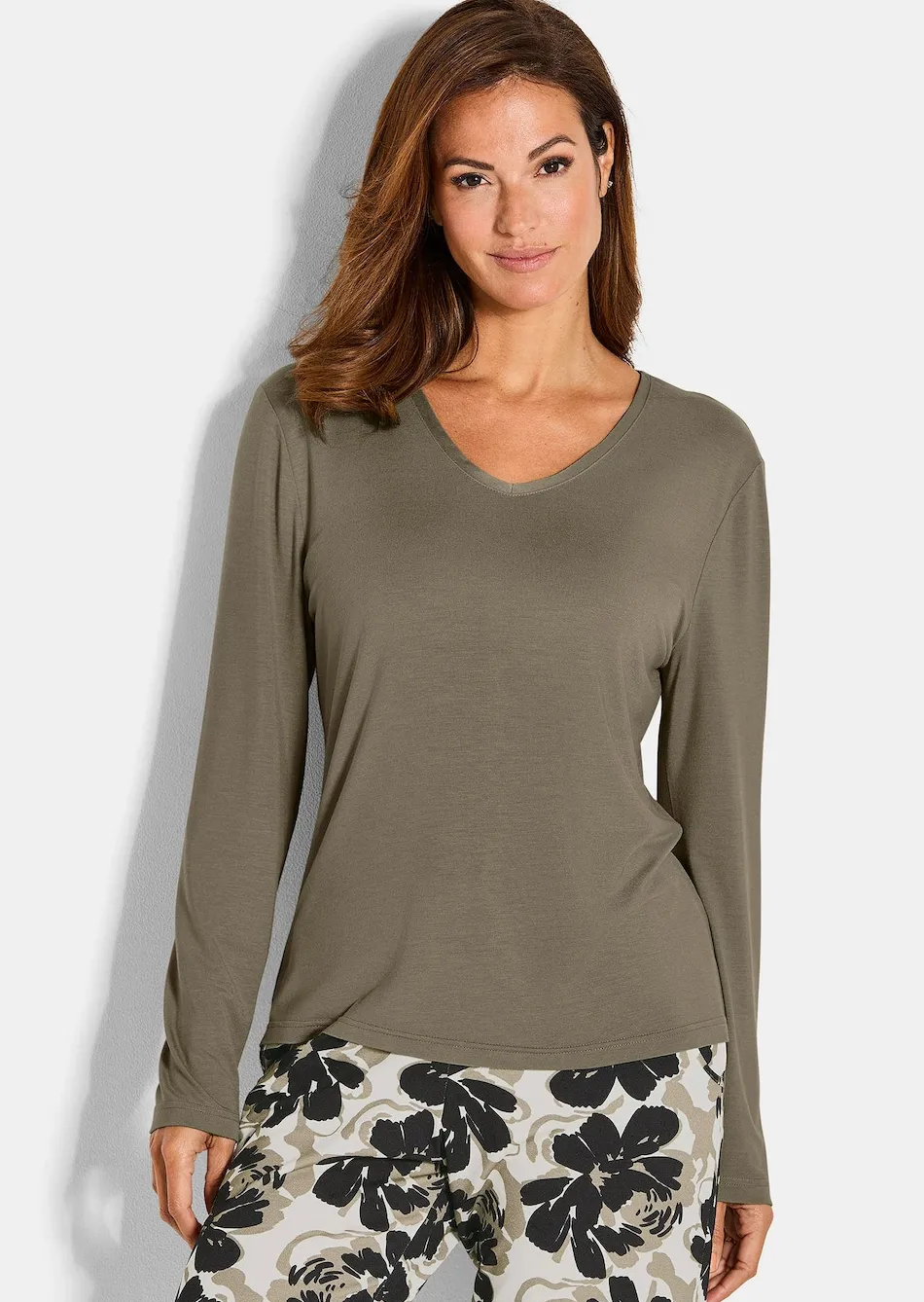 Pyjamashirt aus Viskose