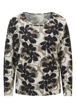 Pyjamashirt mit Blumenmuster