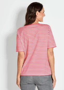 Ringelshirt aus Viskosejersey