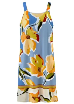 Ärmelloses Freizeitkleid aus Viskose-Jersey