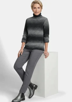 Rolkragenpullover mit Schurwolle