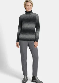 Rolkragenpullover mit Schurwolle