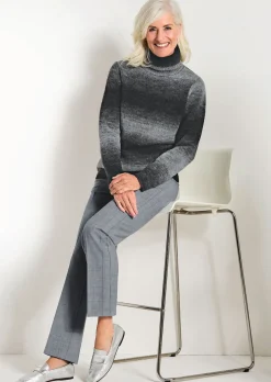 Rolkragenpullover mit Schurwolle