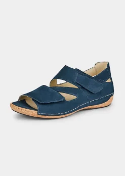 Sandale mit verstellbarem Klettriemen