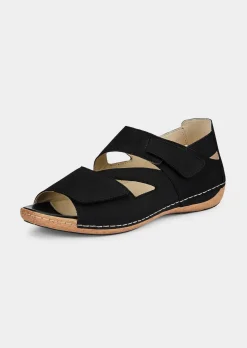 Sandale mit verstellbarem Klettriemen