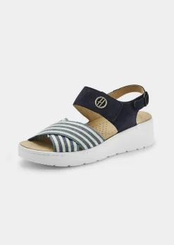 Sandale mit weichen Stretchbändern