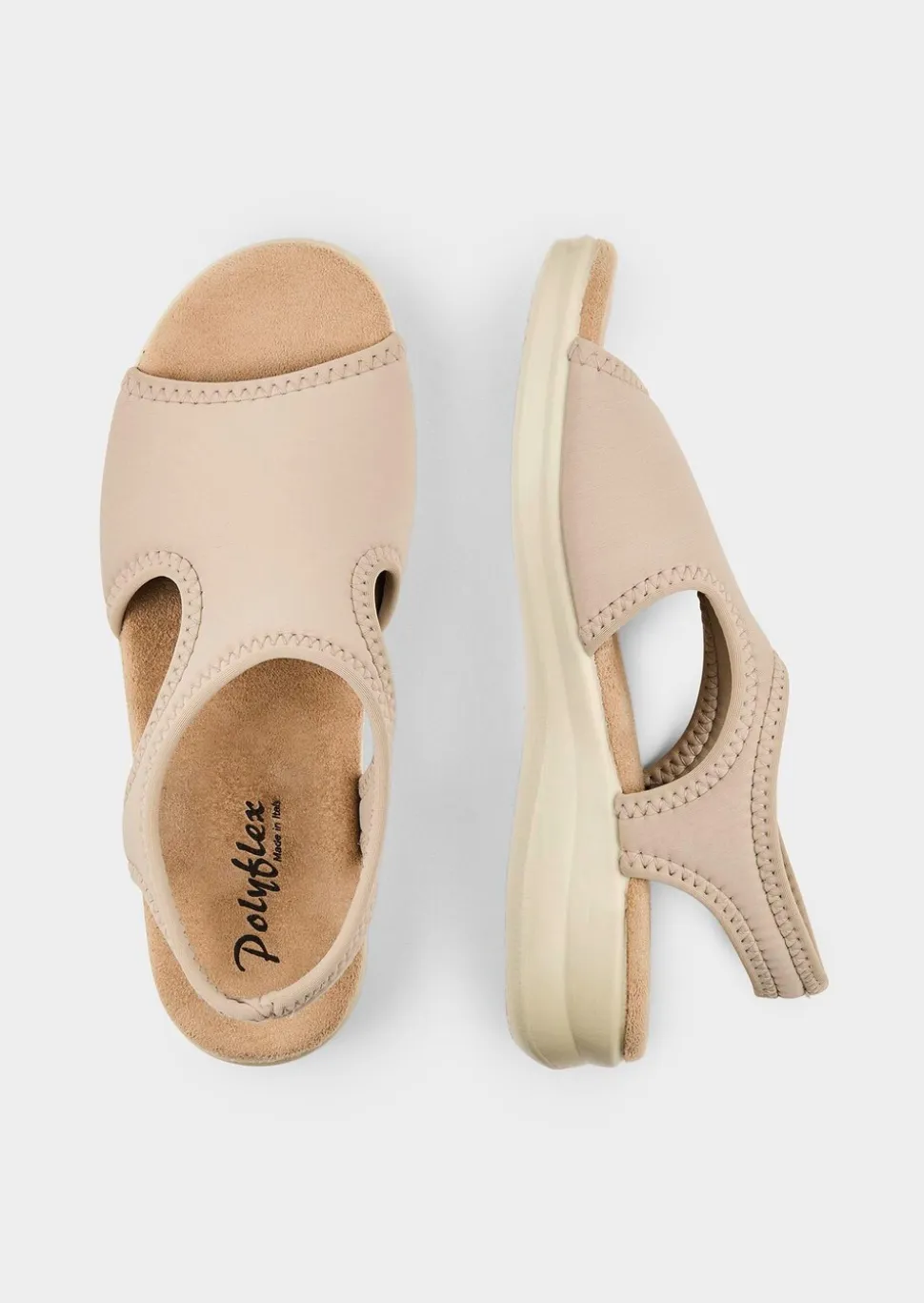 Sandalen aus Stretch