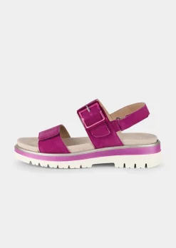 Sandalen mit dekorativer Zierschließe